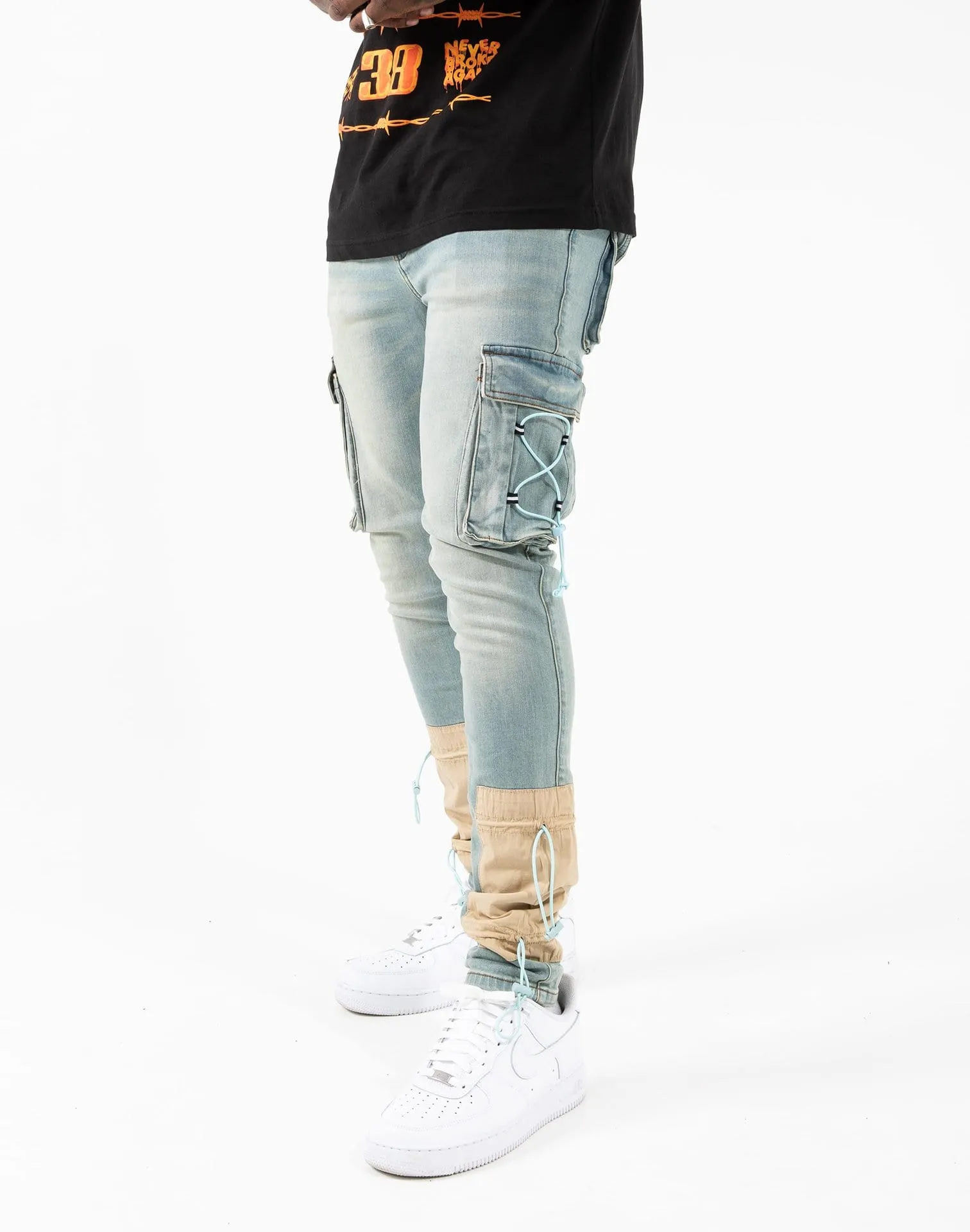 Serenede Cyber Cloud Cargo Jean