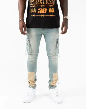Serenede Cyber Cloud Cargo Jean