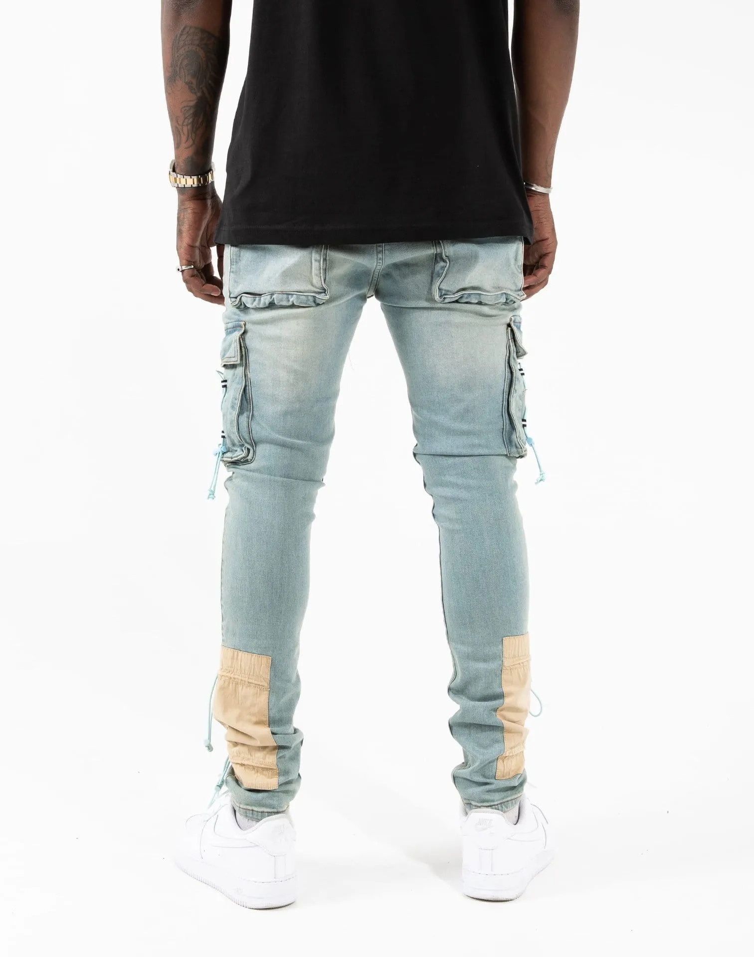 Serenede Cyber Cloud Cargo Jean