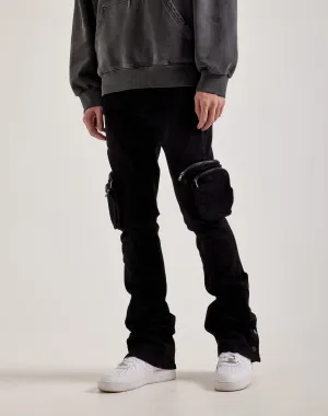 Serenede Dua Stacked Cargo Jeans