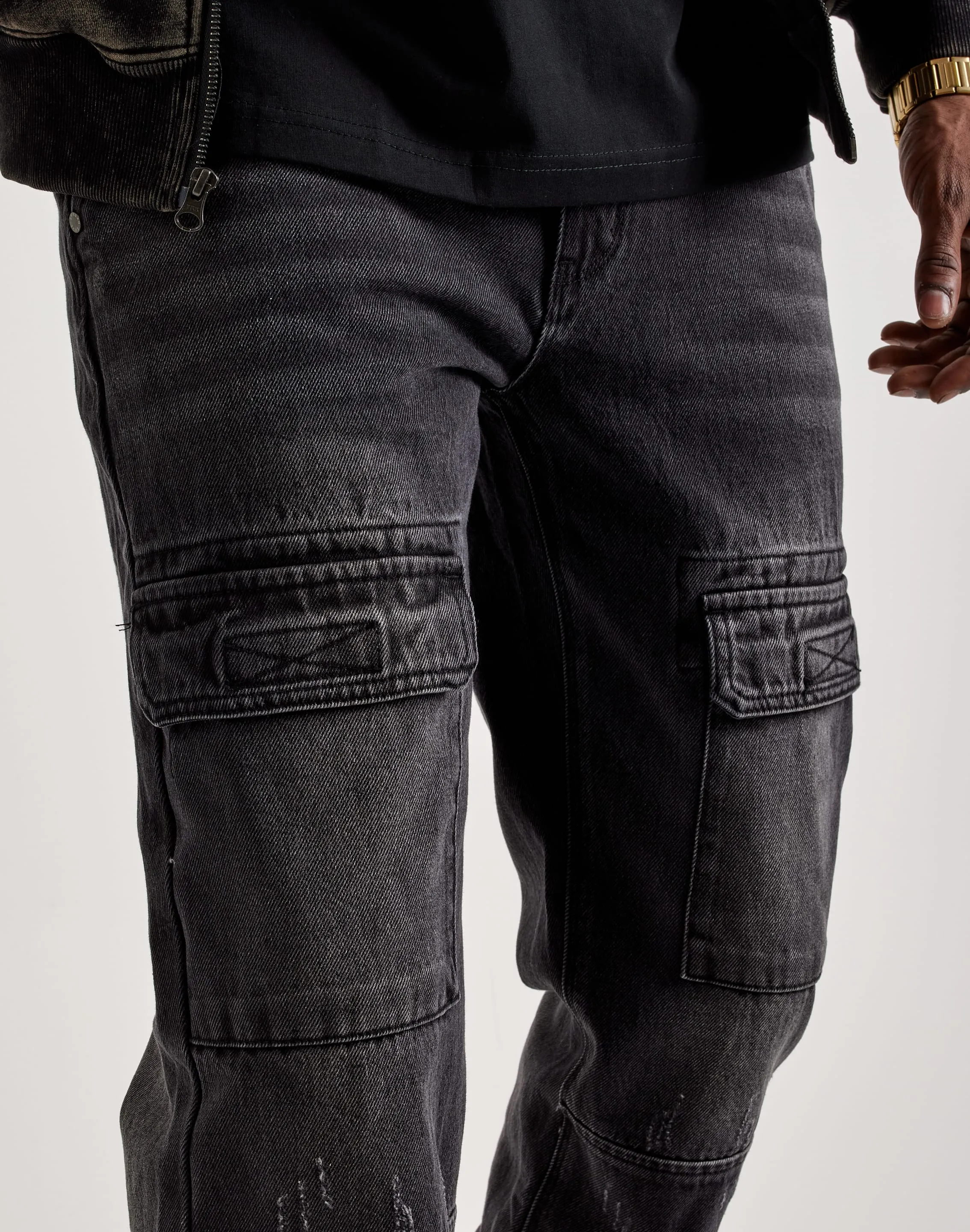 Serenede Mist Utility Jeans