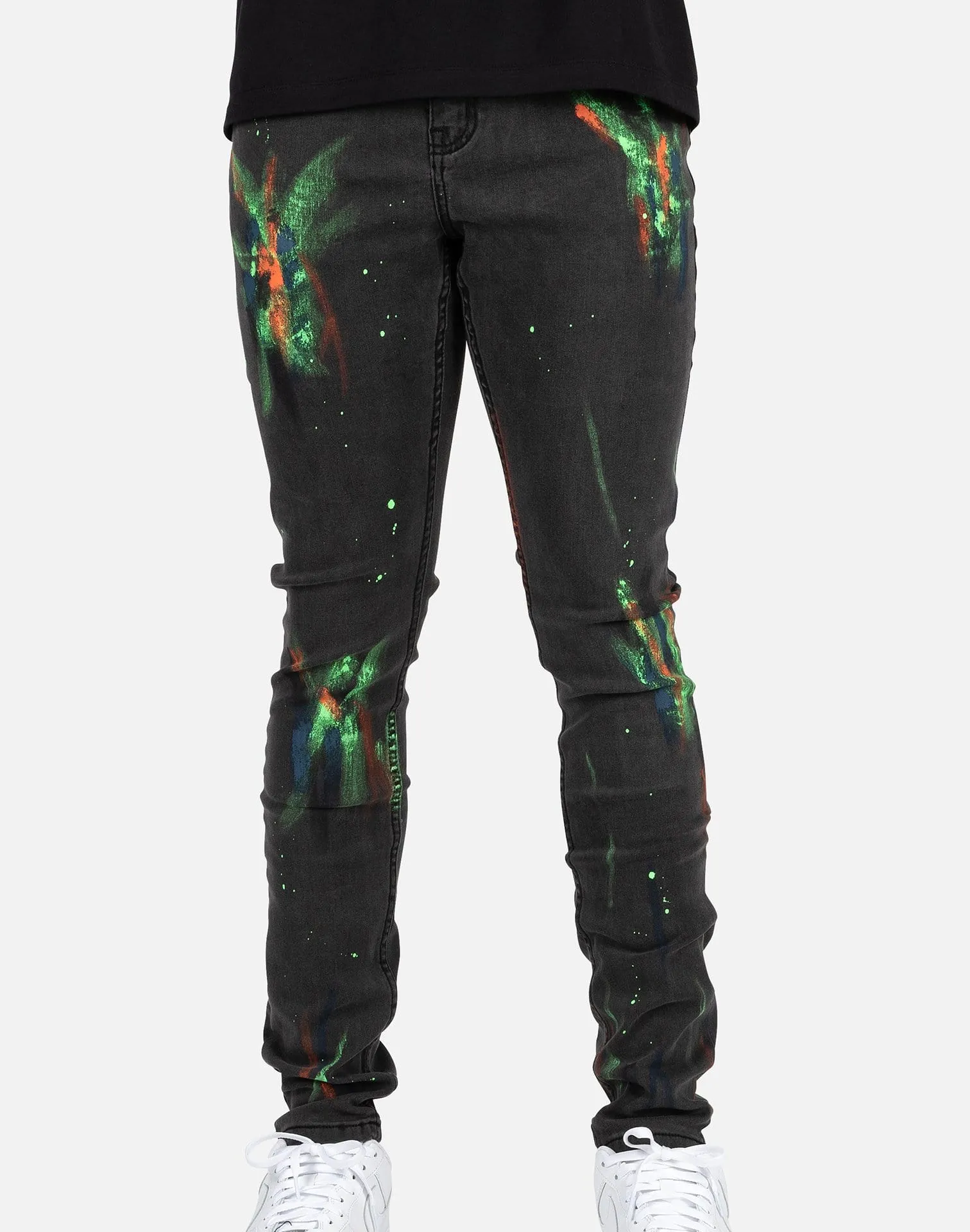 Serenede OPTICAL AURA PAINTED JEANS