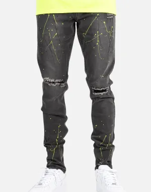 Serenede POISON DART LIME PAINT JEANS