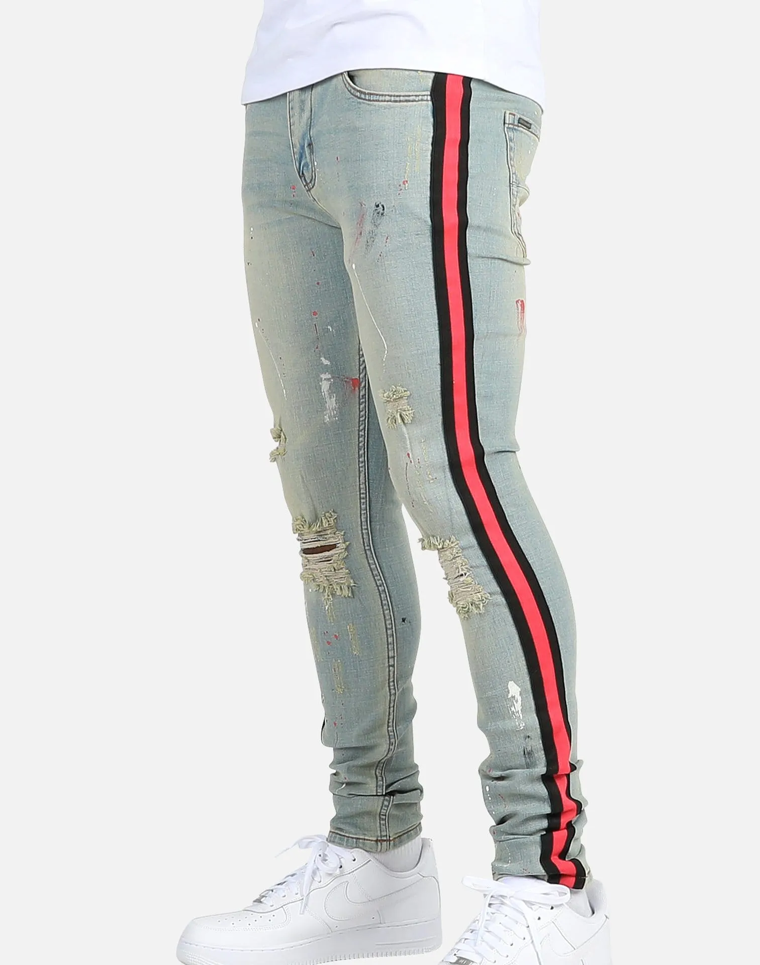 Serenede SACRED PLASMA STRIPED JEANS