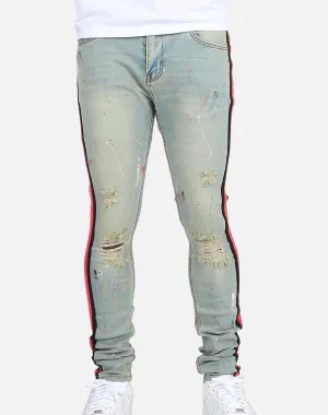 Serenede SACRED PLASMA STRIPED JEANS