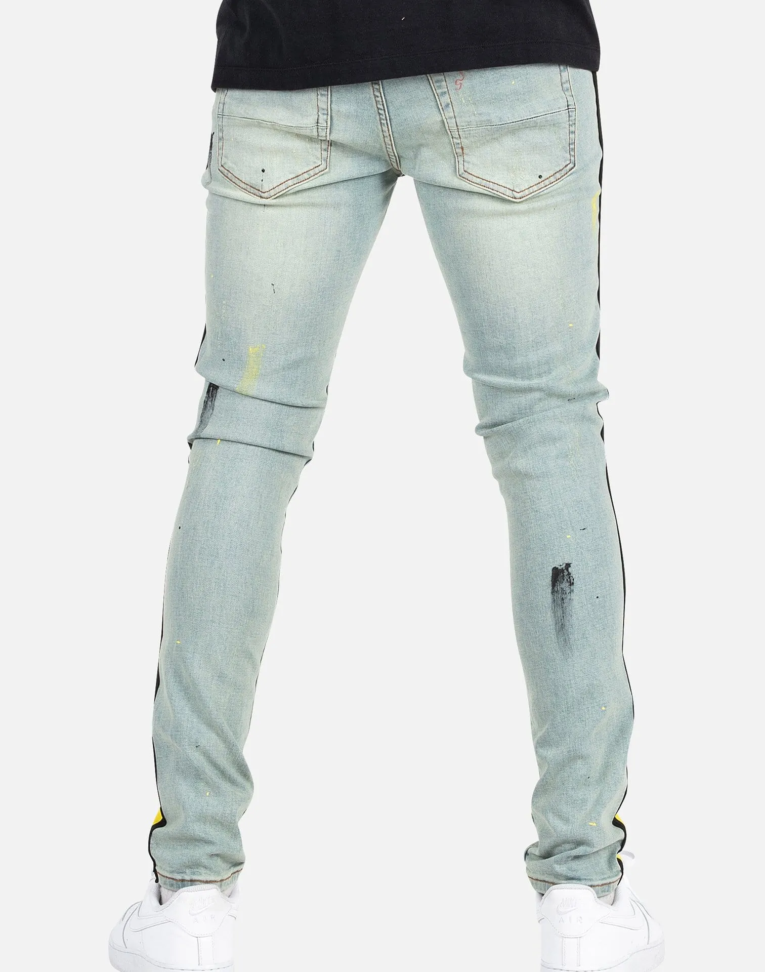 Serenede Tesla Striped Jeans