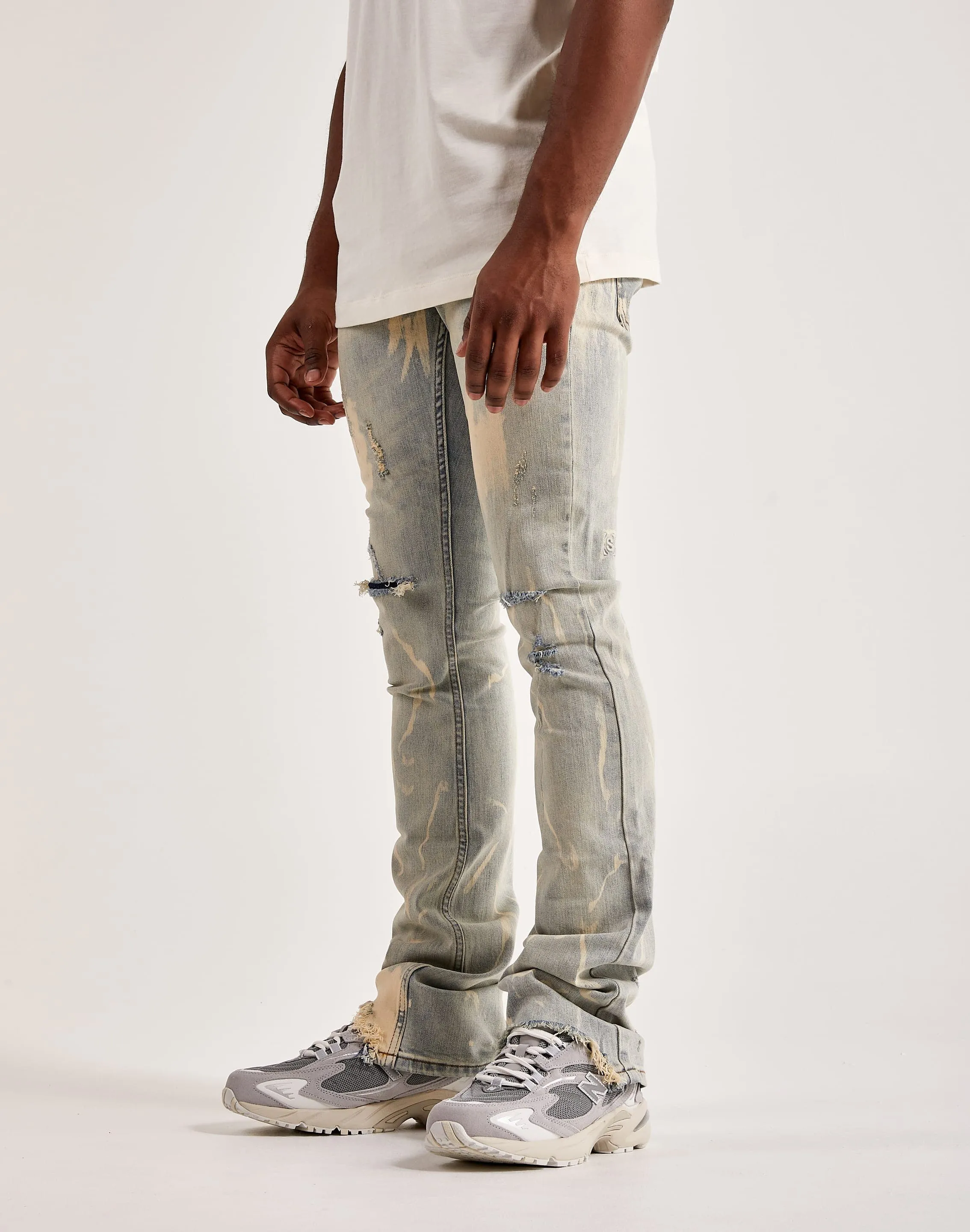 Serenity Sulfur Stacked Jeans