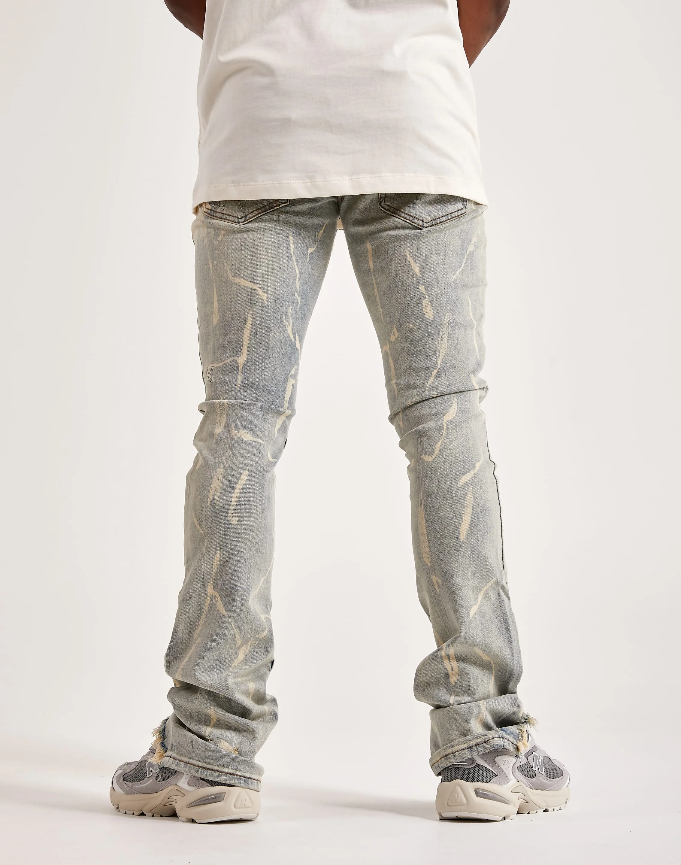 Serenity Sulfur Stacked Jeans