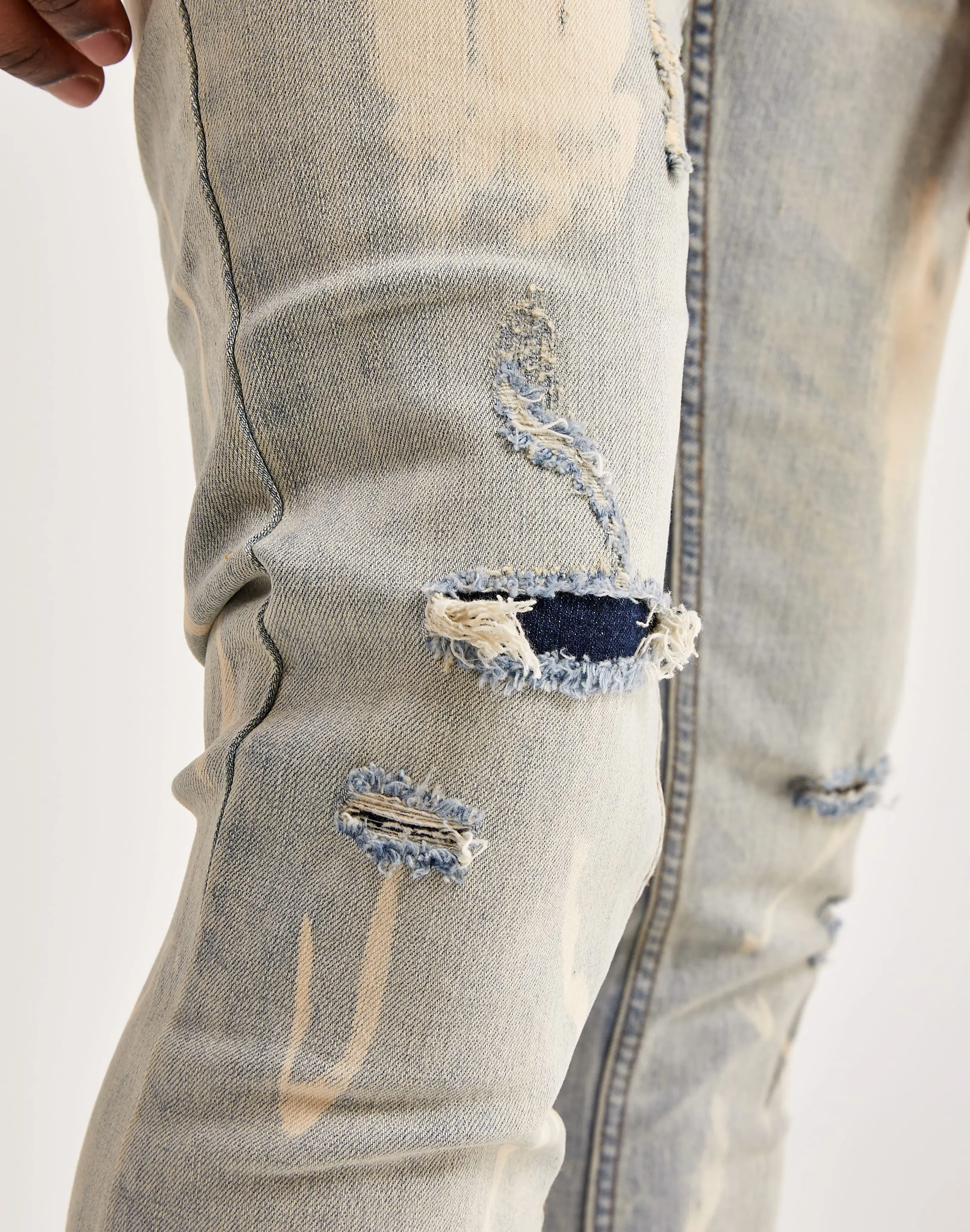 Serenity Sulfur Stacked Jeans