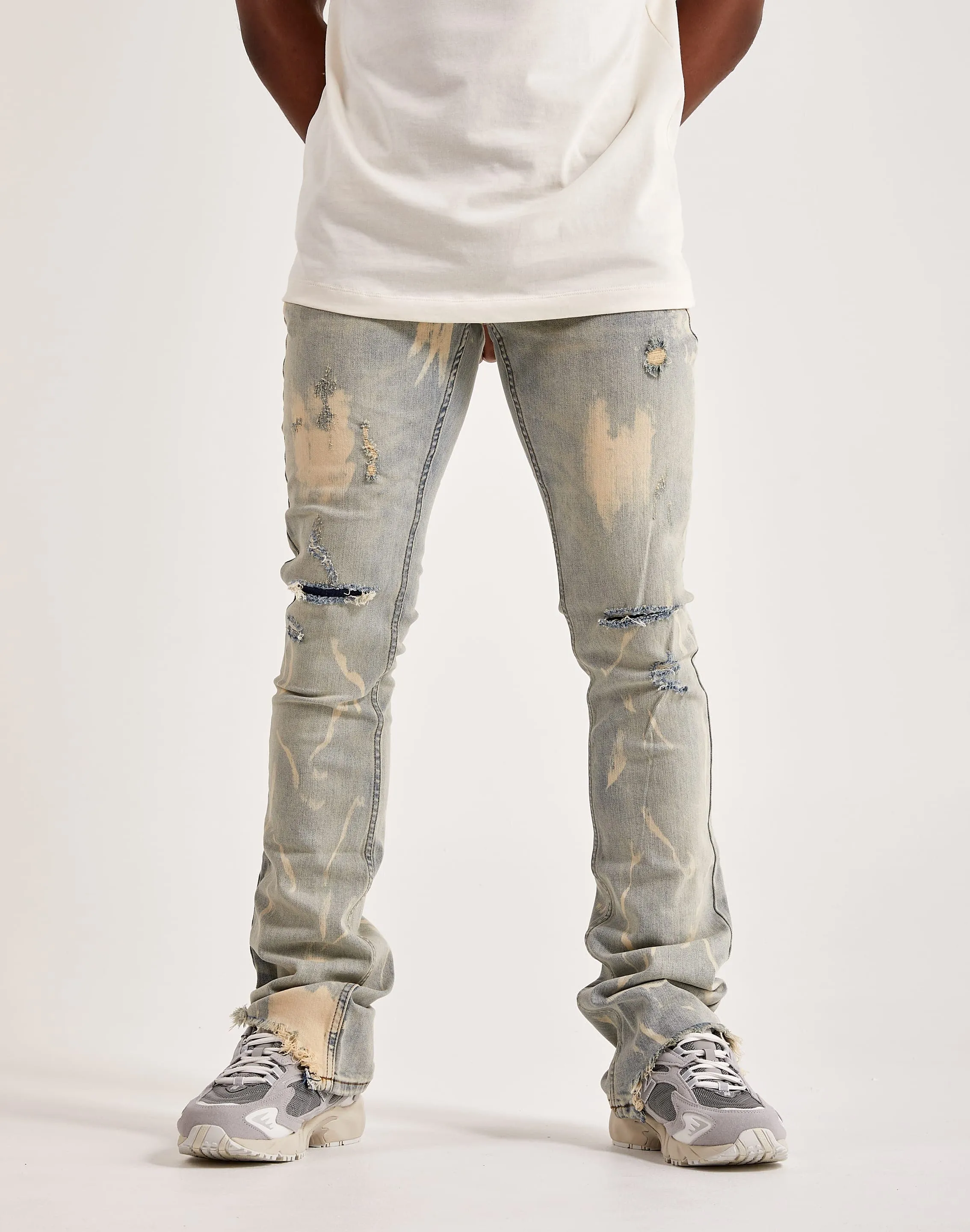 Serenity Sulfur Stacked Jeans