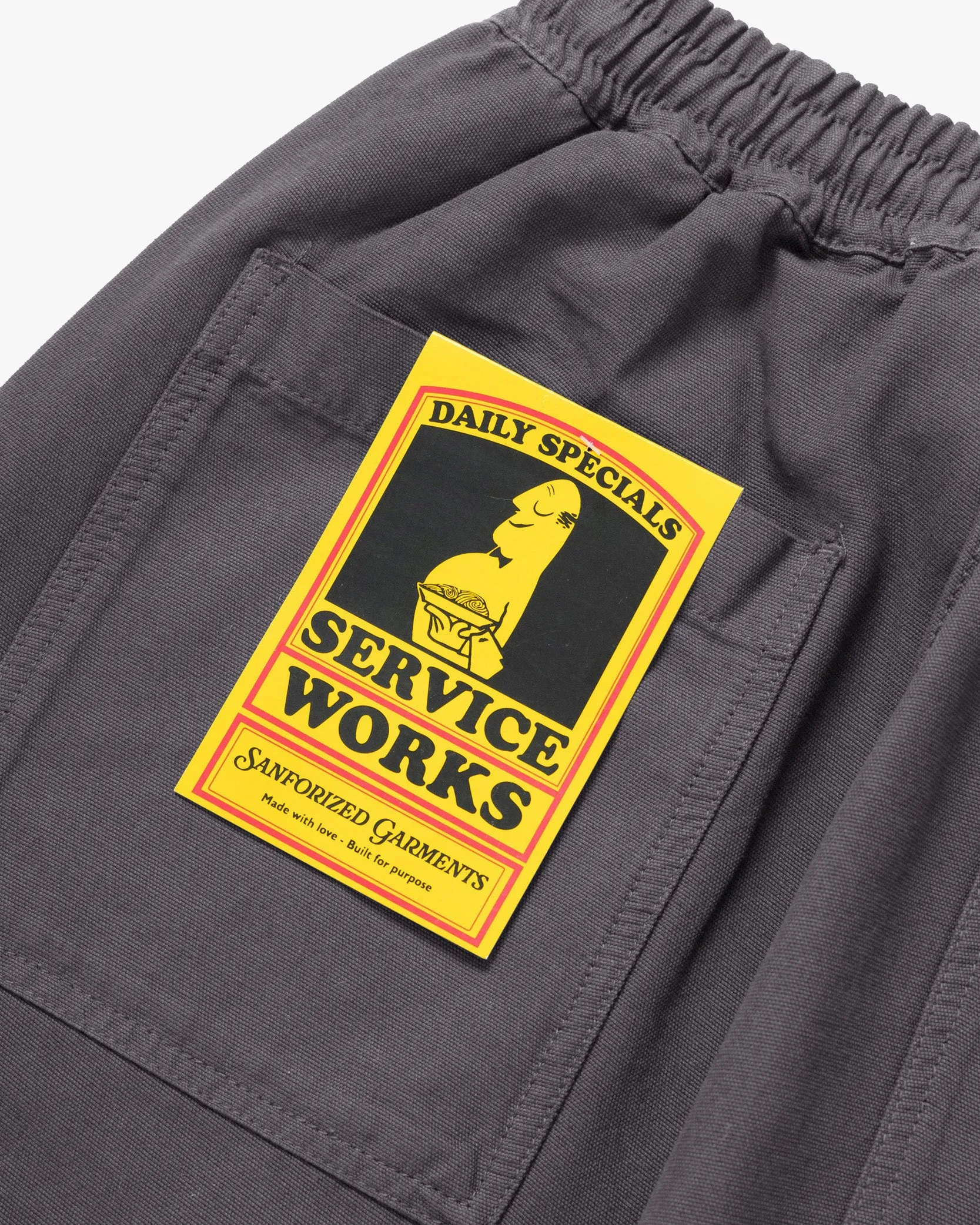 Service Works Classic Canvas Chef Pant - Grey