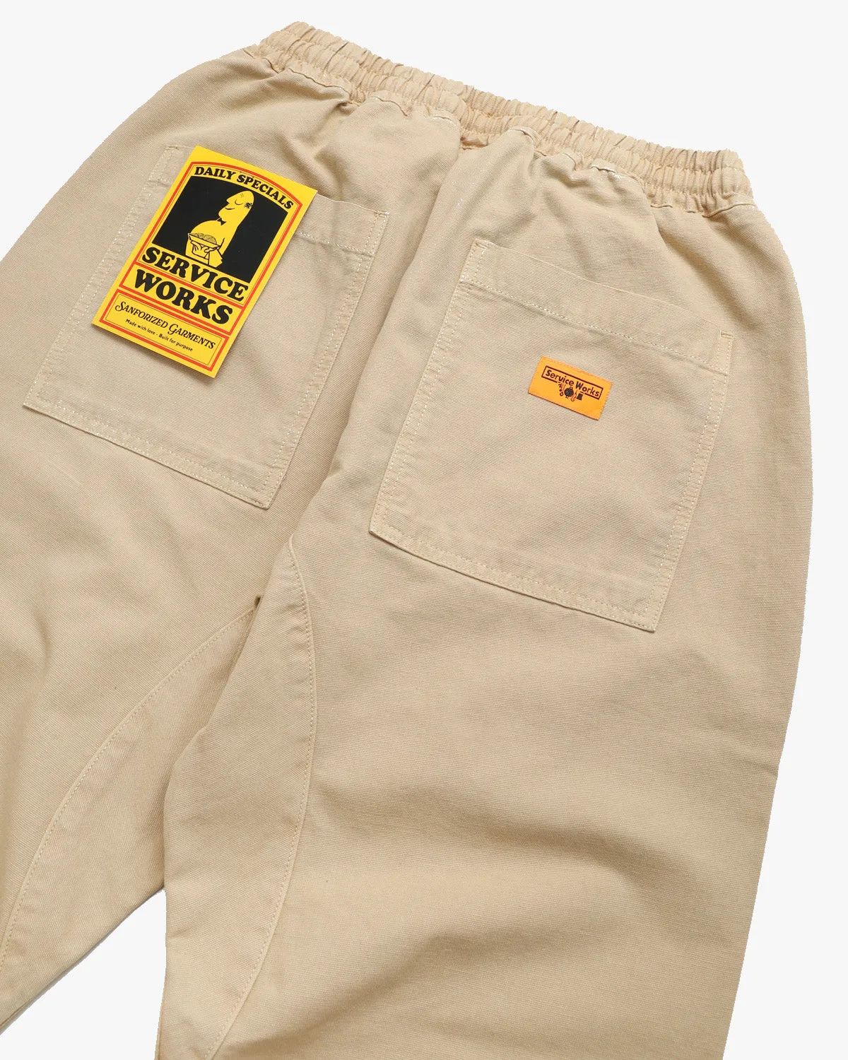 Service Works Classic Canvas Chef Pant - Khaki