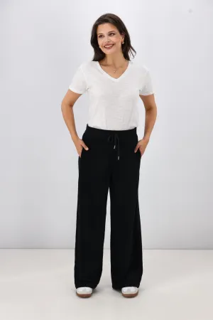 Shine On Label Azariah Cord Pant Black