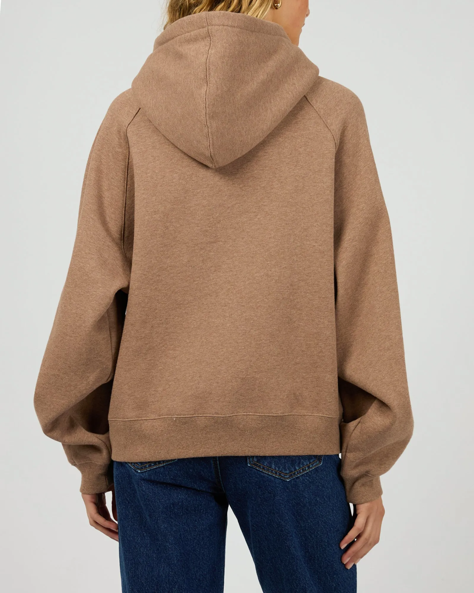 Silent Theory Logo Hoodie Brown Marle