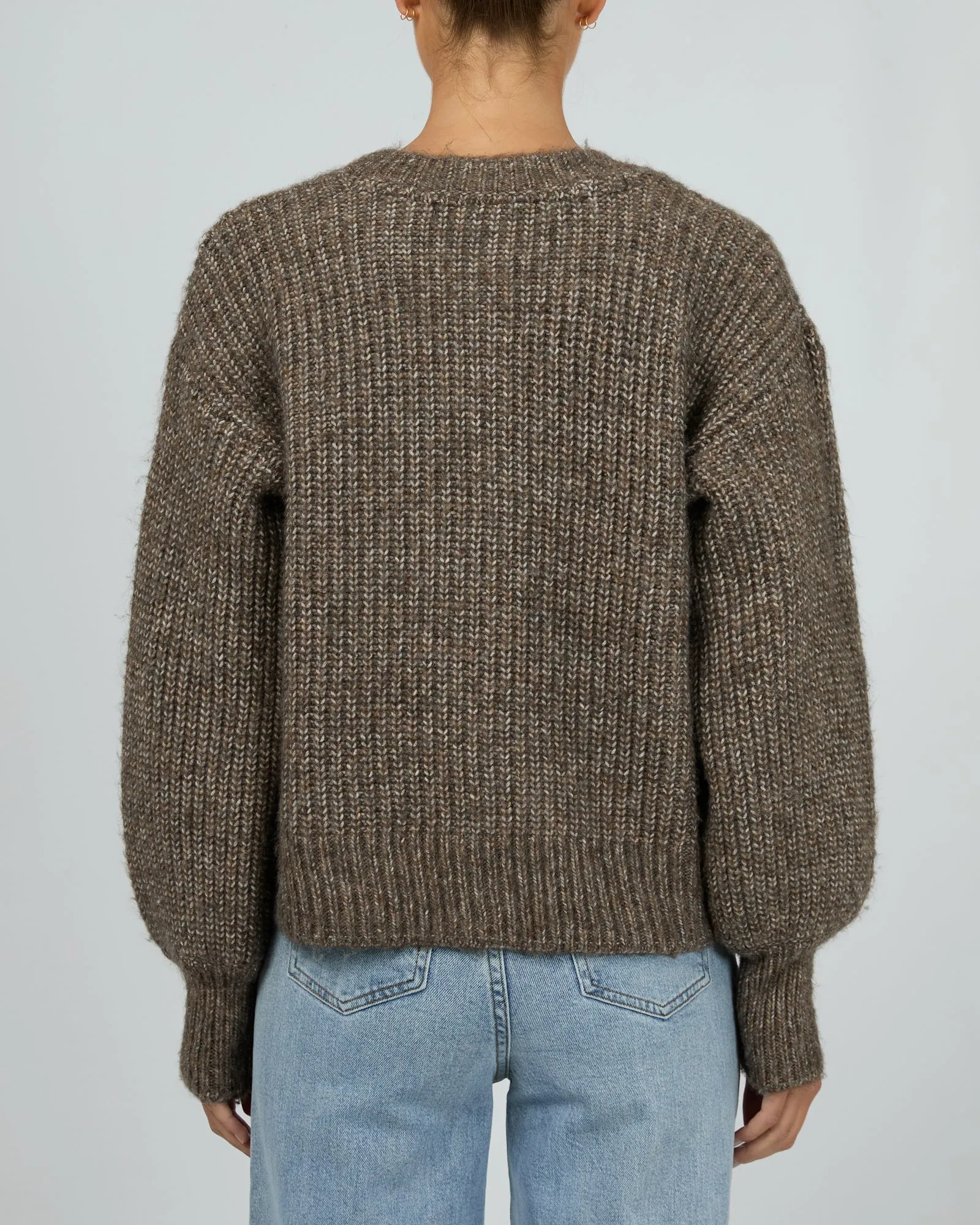 Silent Theory Mari Knit Cardigan Brown