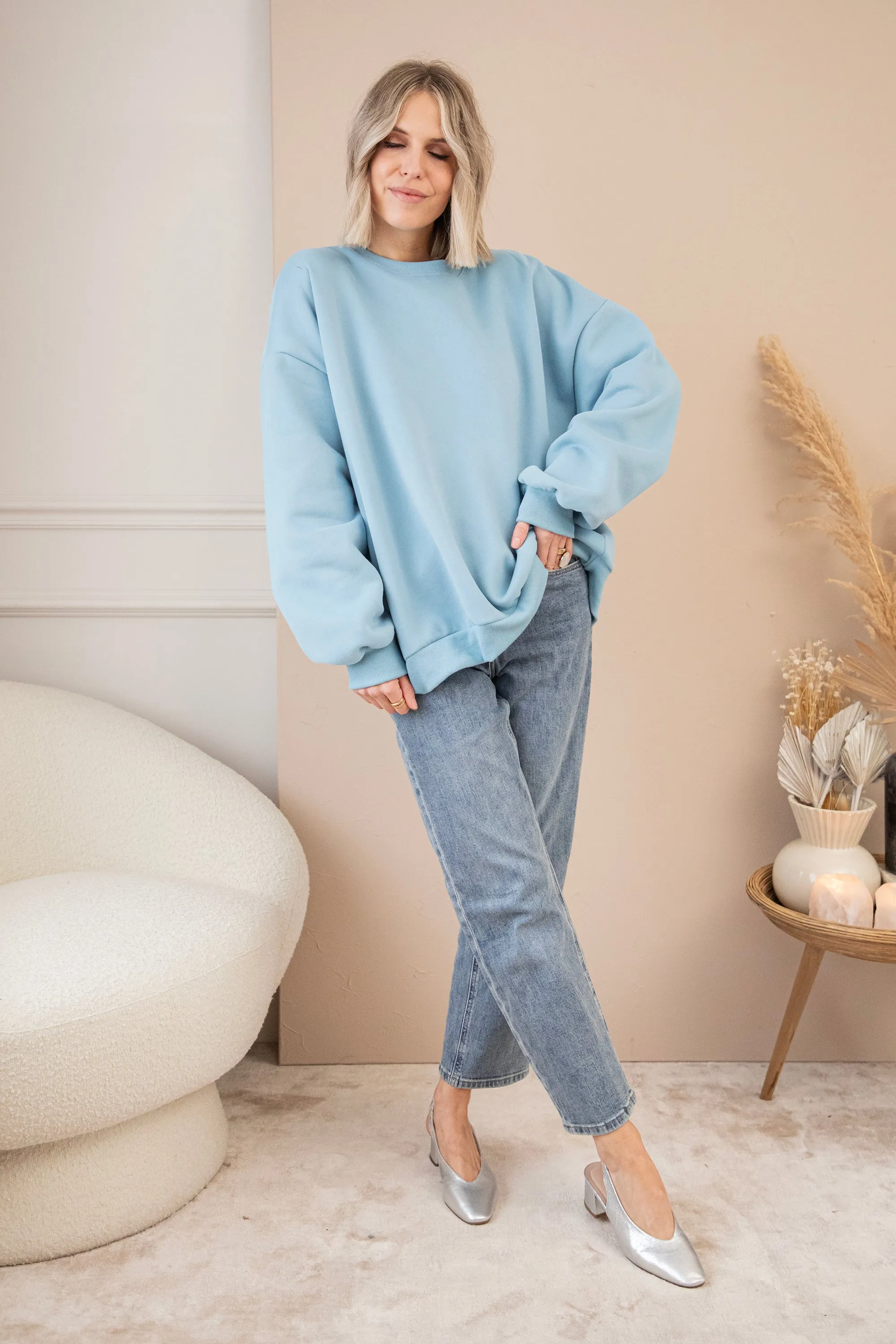 Simplicity Dusty Blue - Sweater