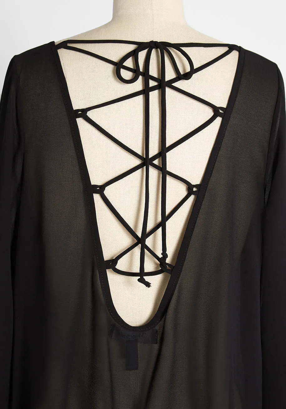 Sleek to Shorefront Swimsuit Cover-Up Shift Dress