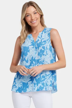 Sleeveless Pintuck Blouse - Bellavista