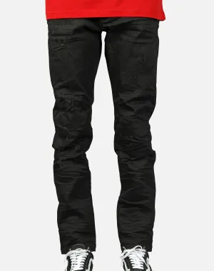 Smoke Rise DISTRESSED DETAIL SLIM JEANS