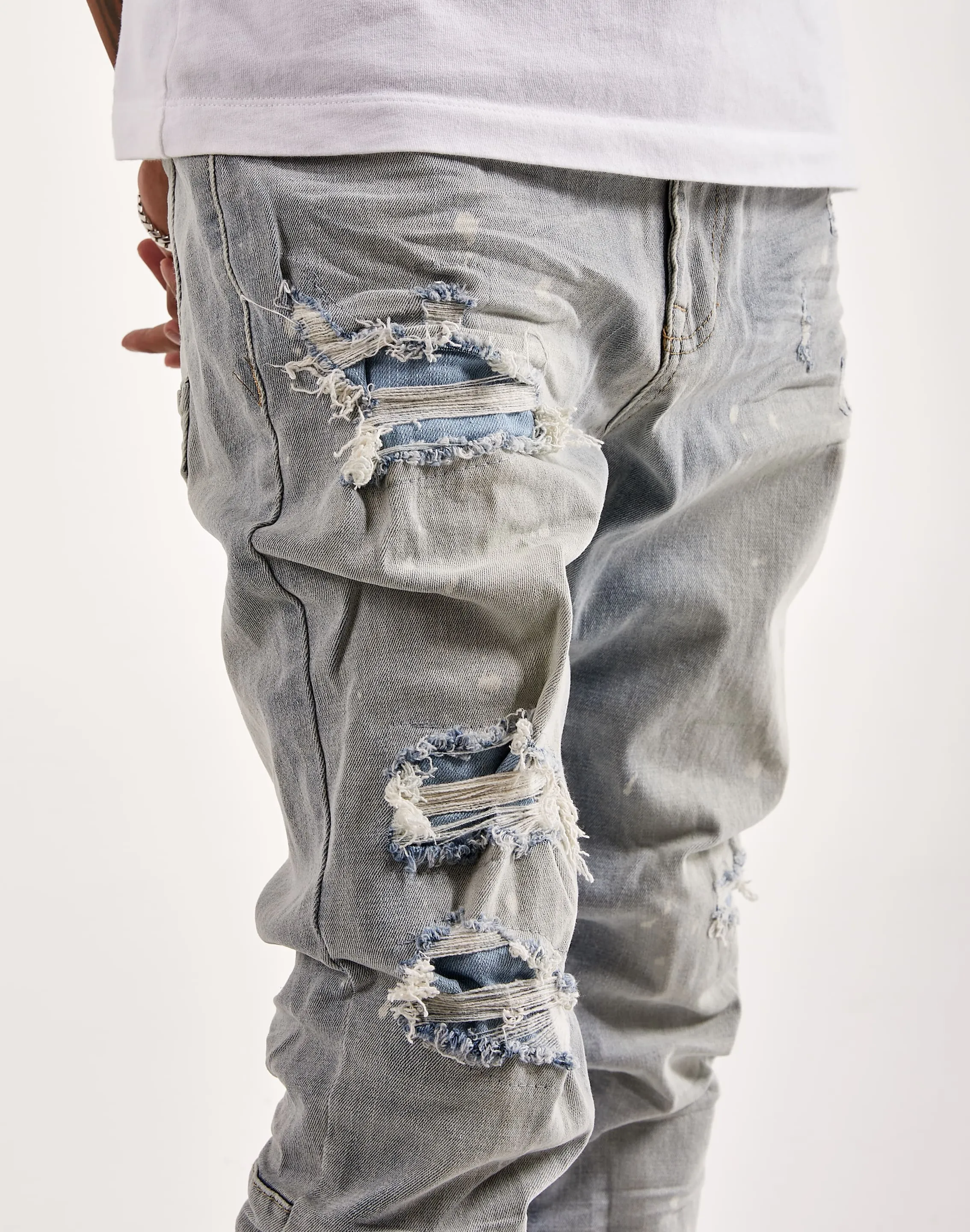 Smoke Rise Distressed Sherman Jeans
