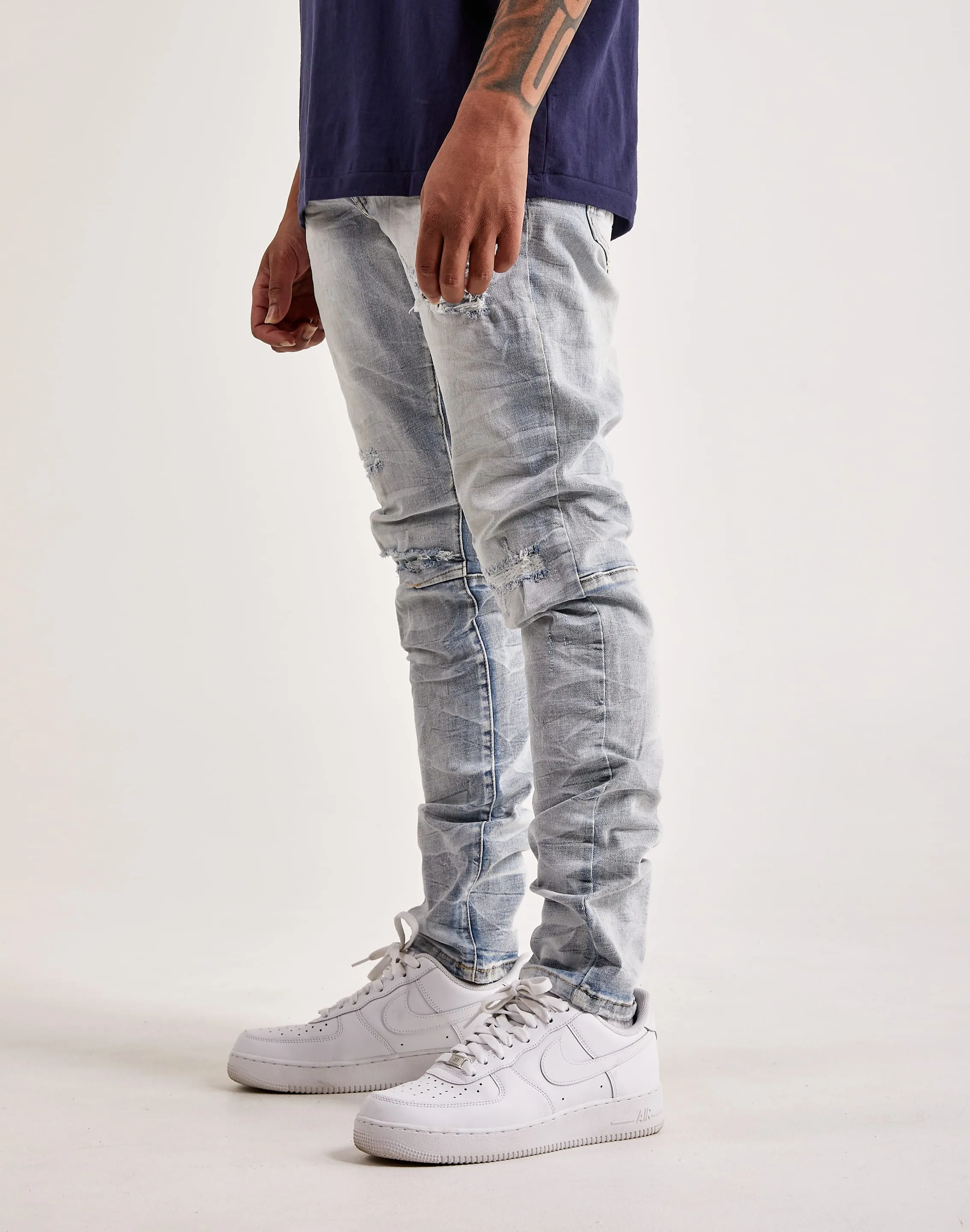 Smoke Rise  Lightning Basic Slim Tapered Jeans