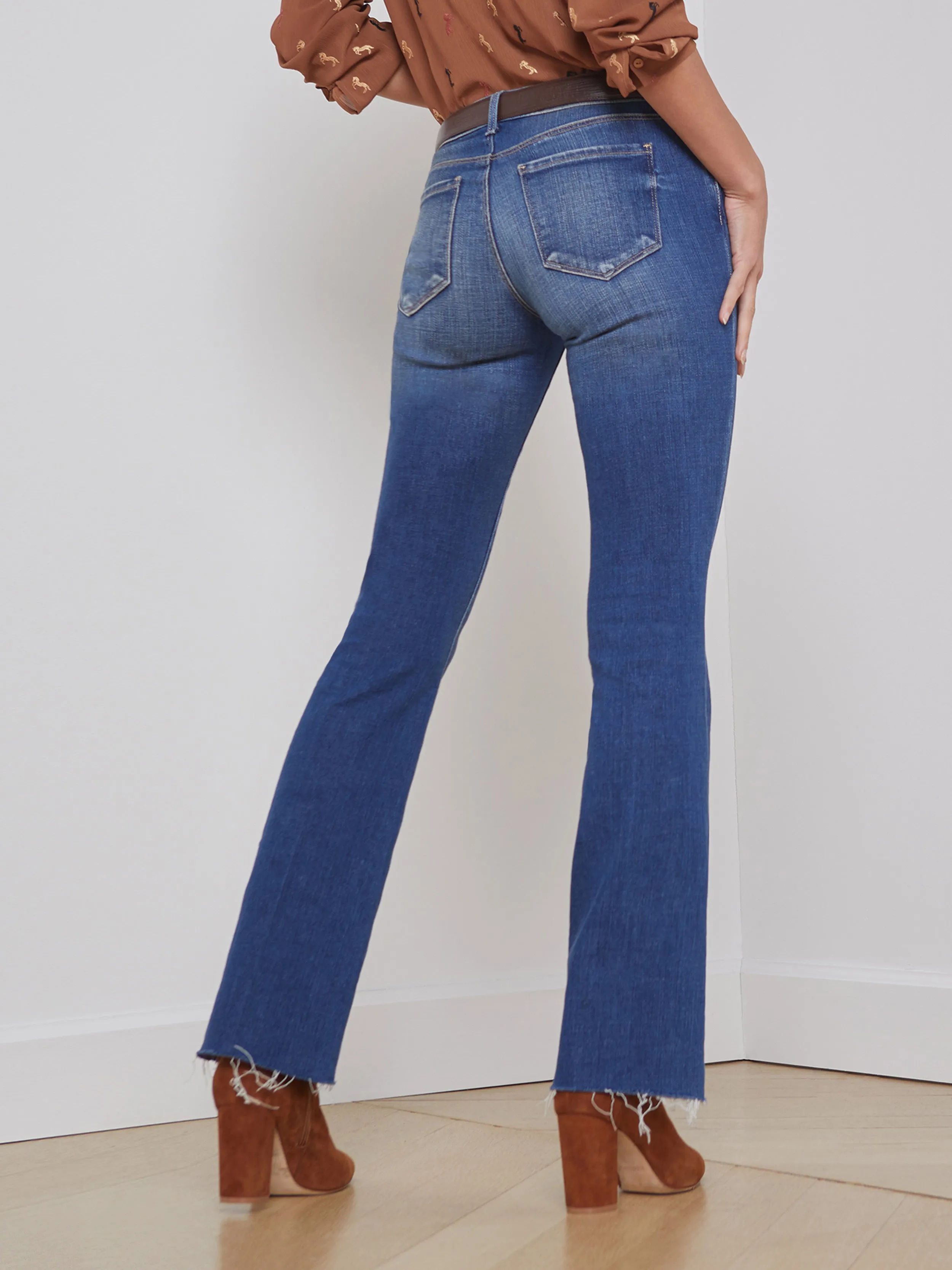Sneeki Low-Rise Straight-Leg Jean