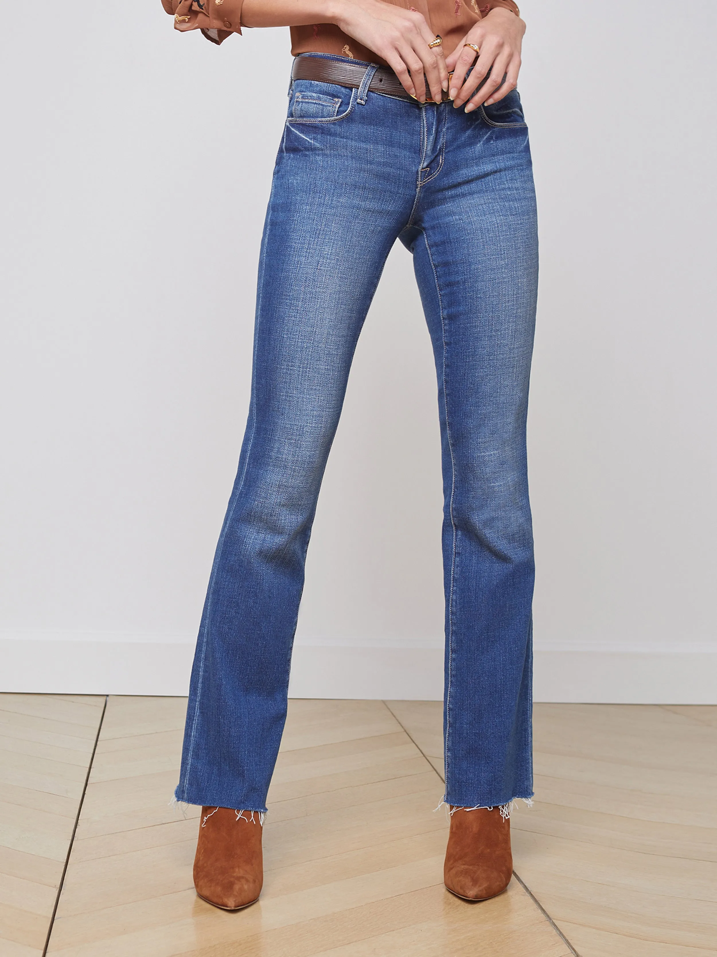 Sneeki Low-Rise Straight-Leg Jean