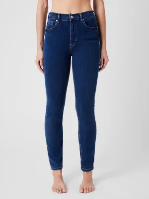 Soft Stretch Denim High Rise Skinny Jeans 30 Inch