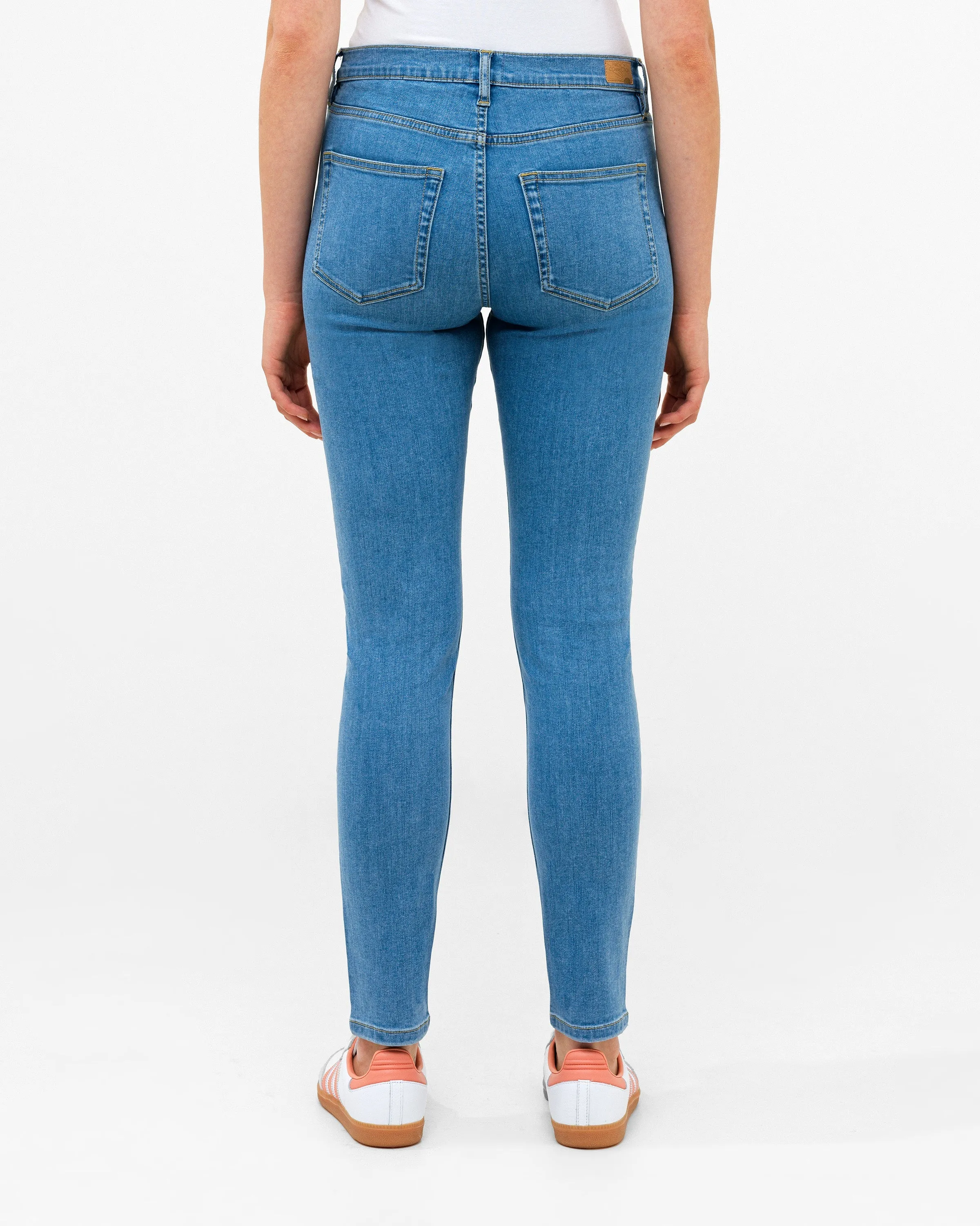 Soft Stretch Denim High Rise Skinny Jeans 30 Inch