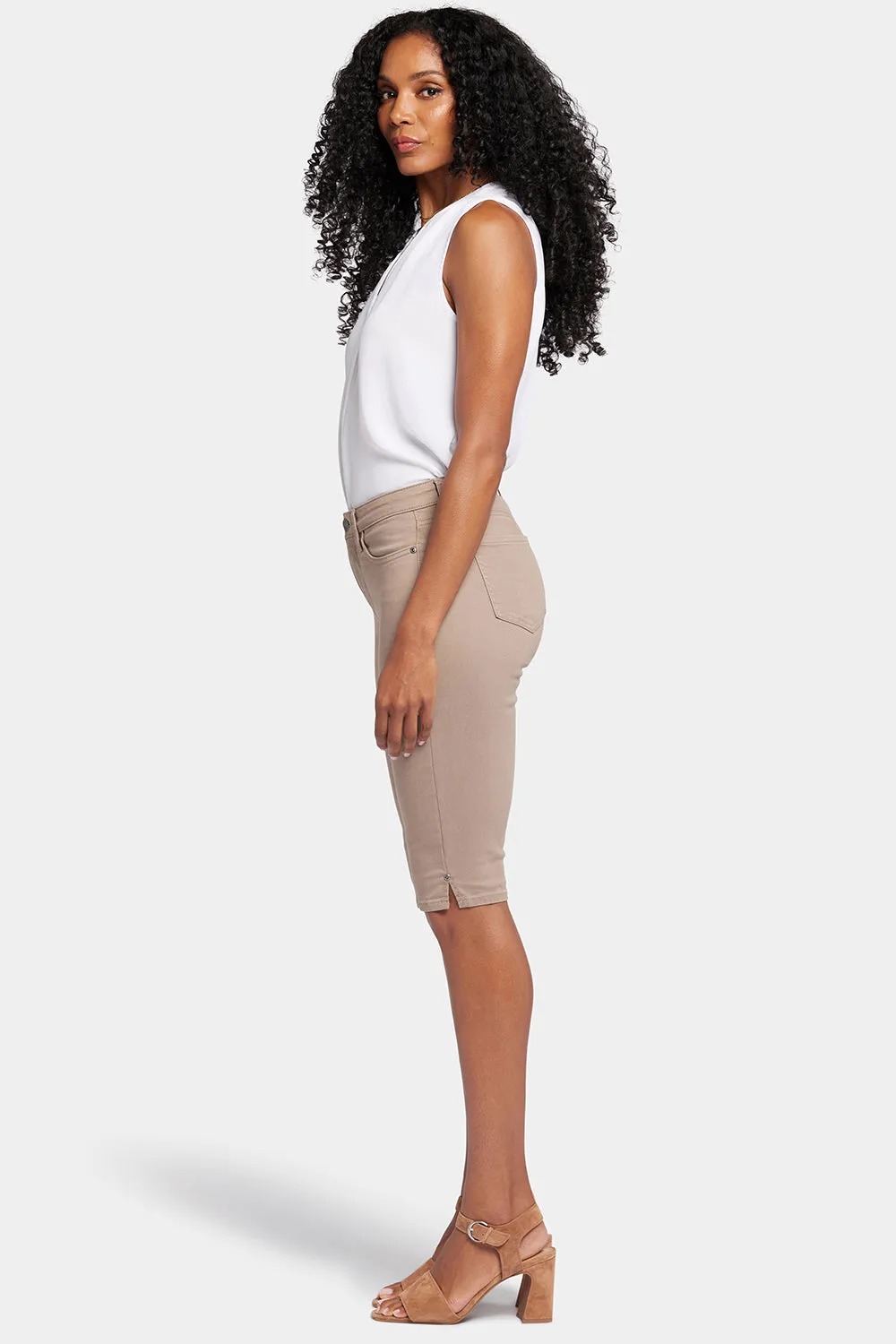 Sophie Bike Capri Jeans - Saddlewood