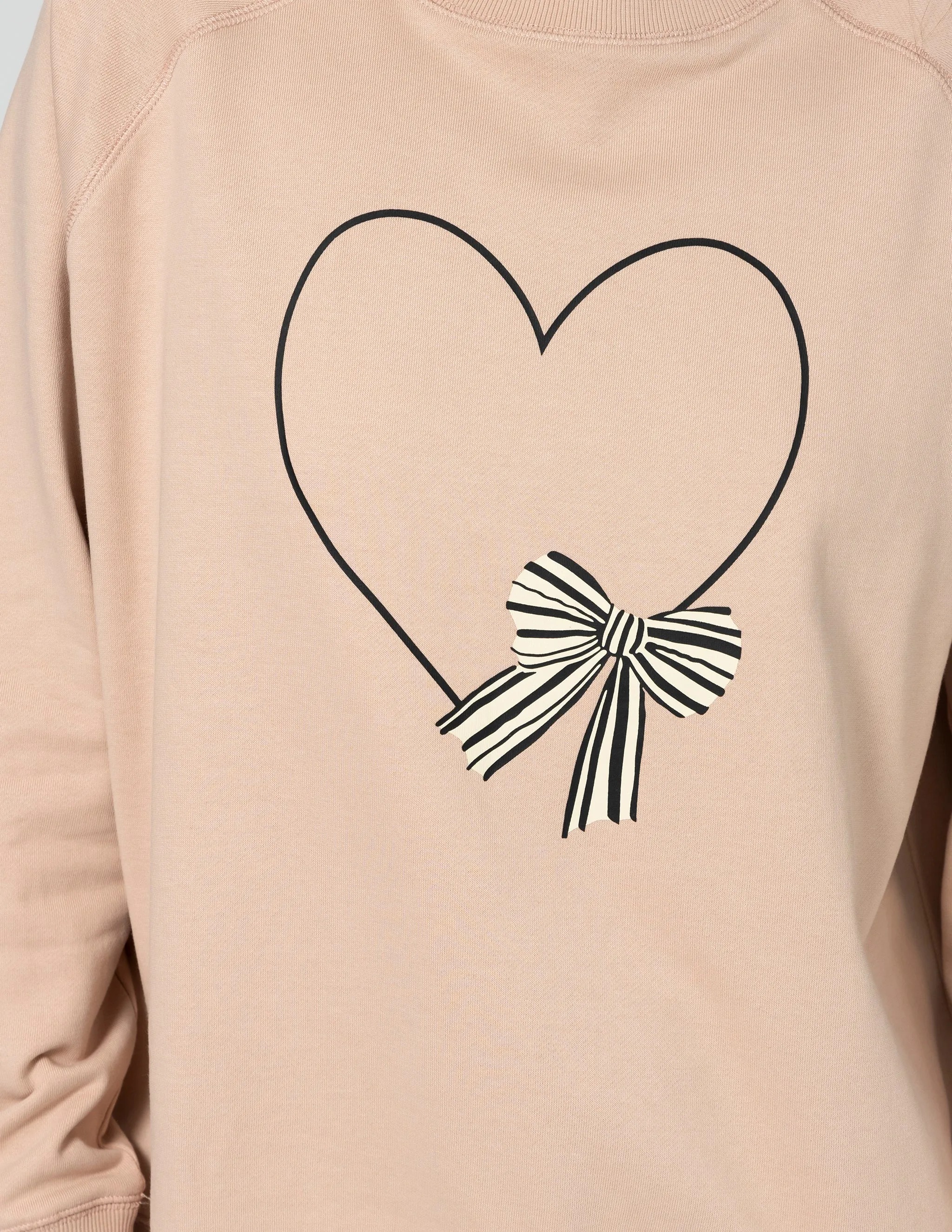 Stella   Gemma Classic Sweater Heart with Bow Rose