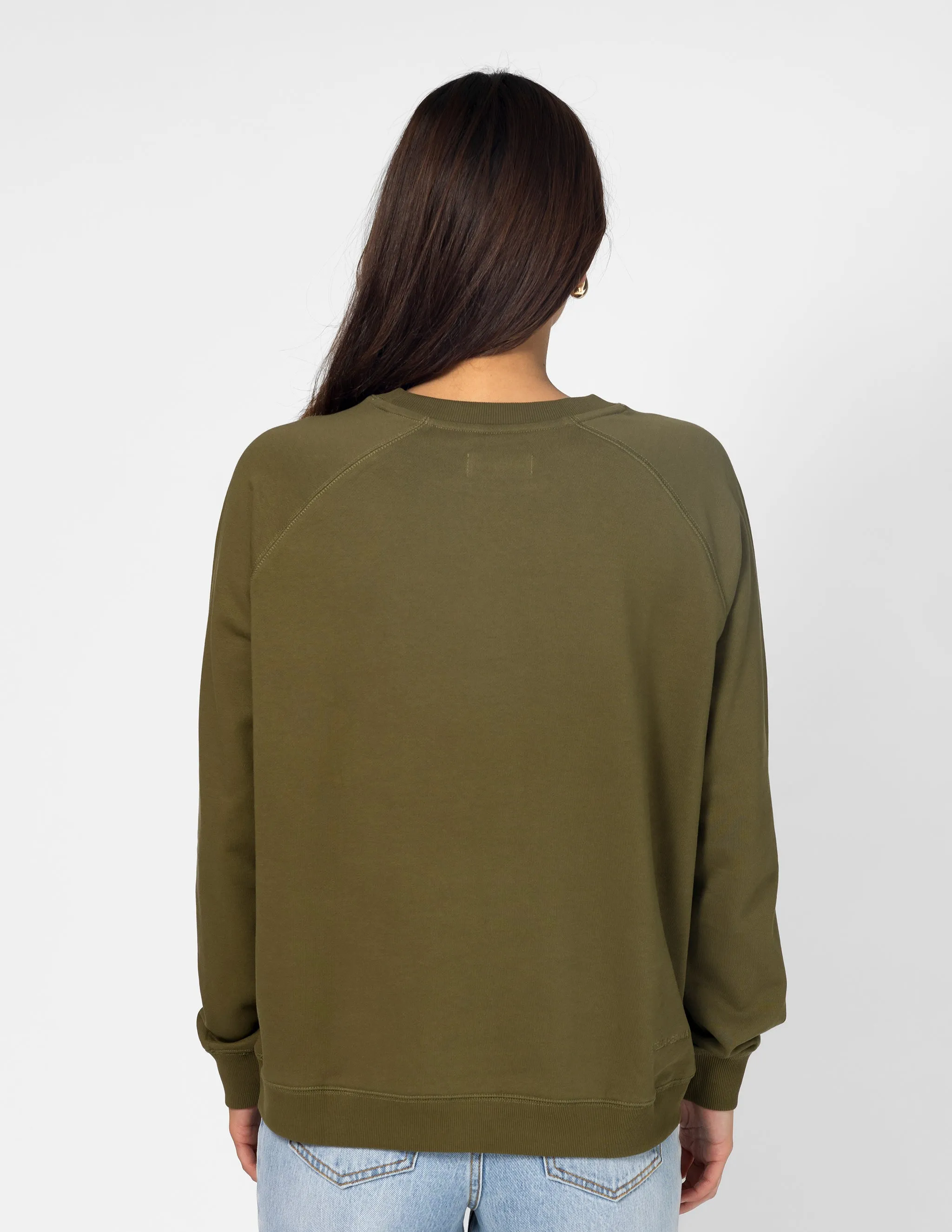 Stella   Gemma Classic Sweater Olive Mosaic
