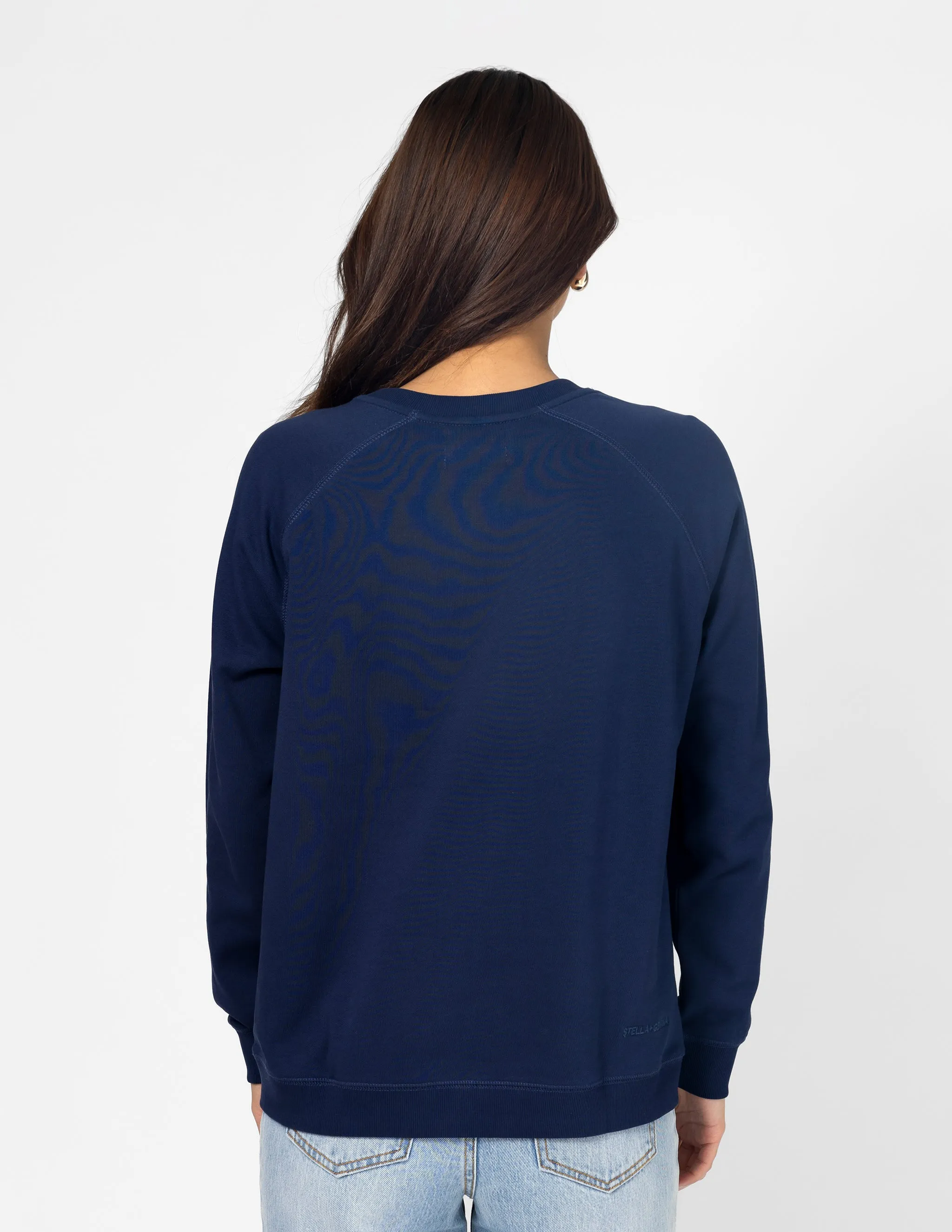 Stella   Gemma Classic Sweater Stripes and Bow Navy