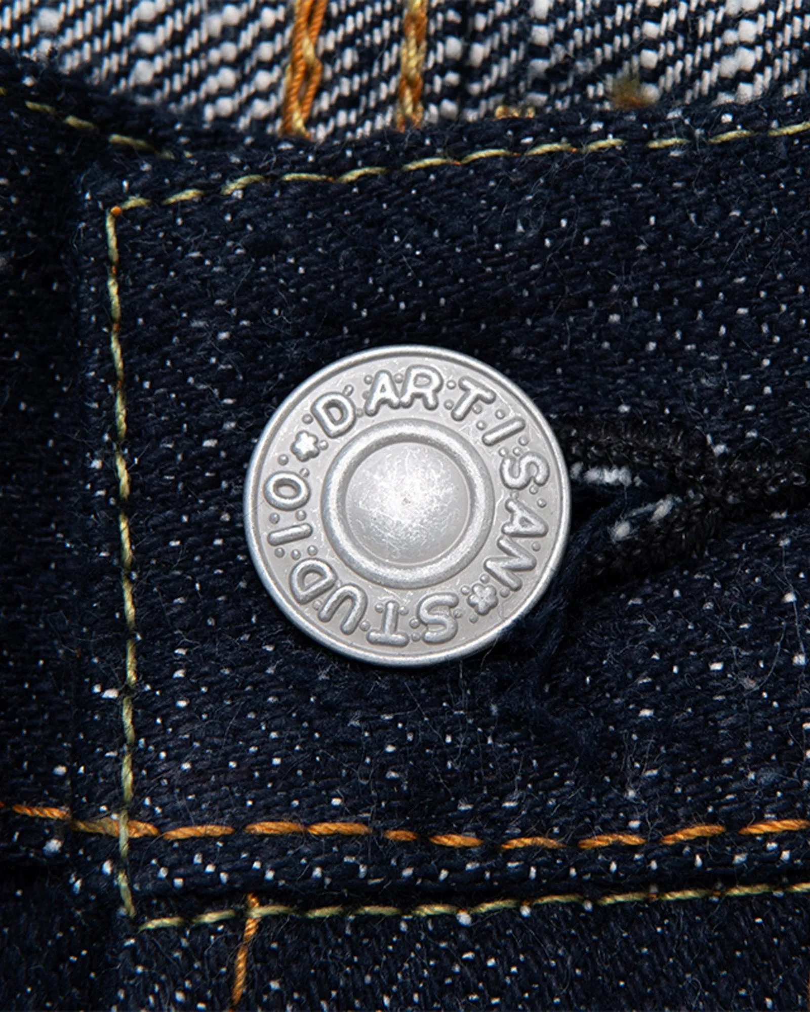 Studio D'Artisan SD-1008 'GL3' 15oz Selvedge Relaxed Tapered Mens Jeans - Onewash