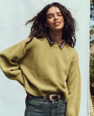 THE GREAT - Sprig Bubble Pullover Wool Sweater
