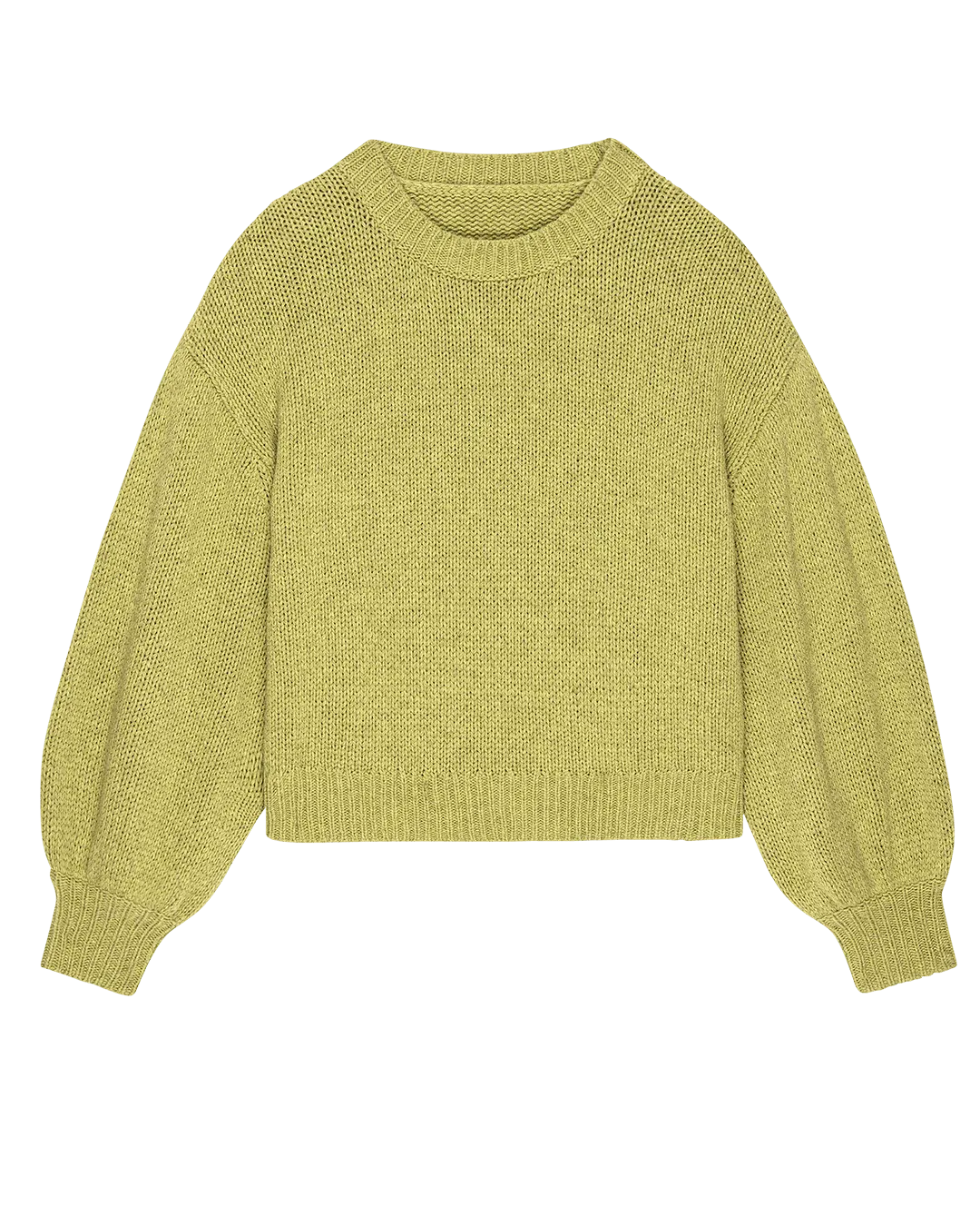THE GREAT - Sprig Bubble Pullover Wool Sweater