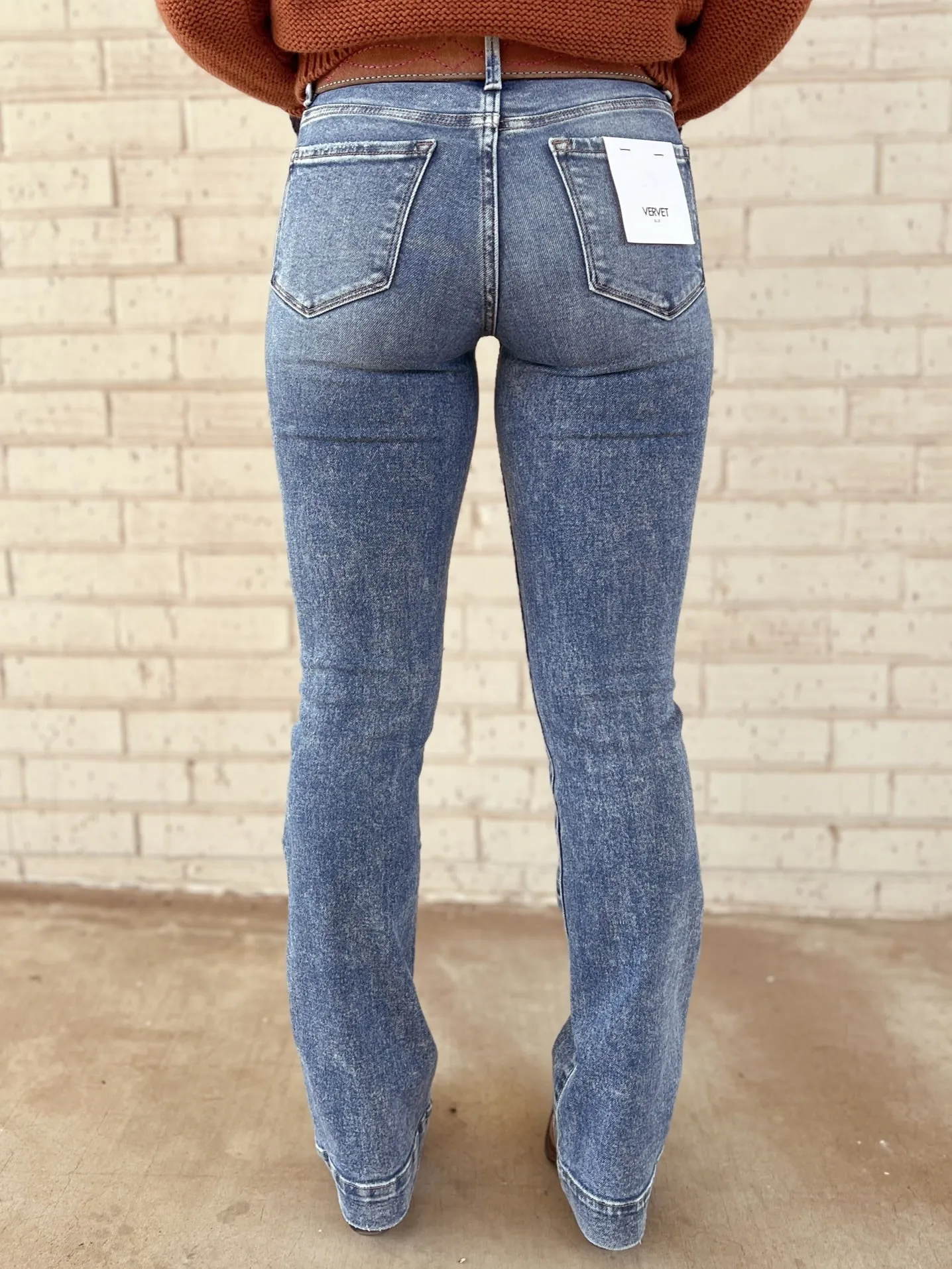 Vervet Mid-Rise Bootcut Medium Wash Jeans