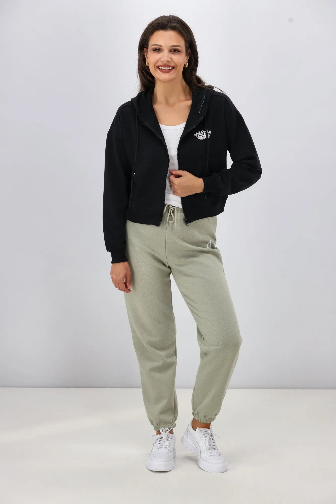 Volcom Get Up Zip Hoodie Black