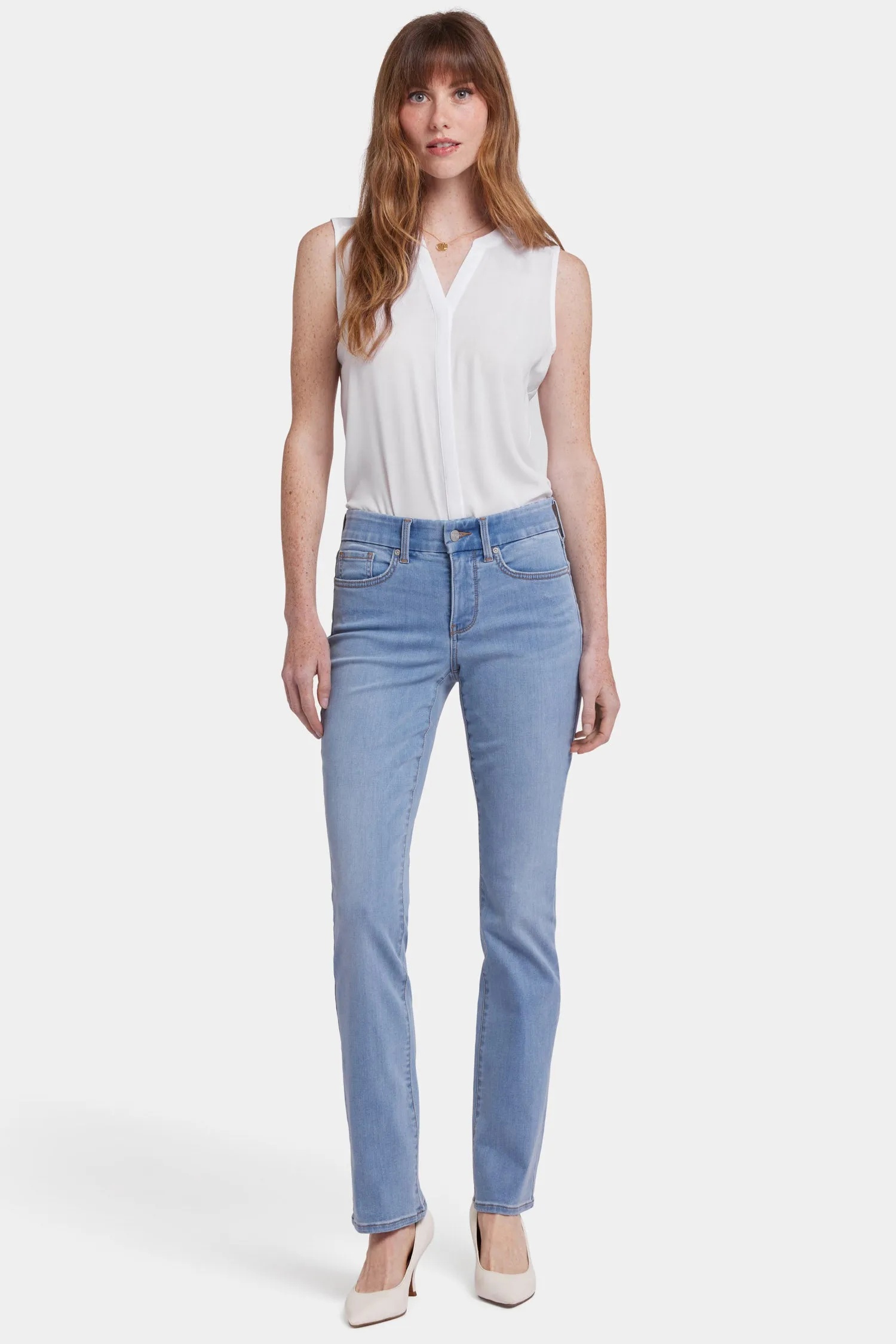 Waist-Match™ Marilyn Straight Jeans - Santiago Sea