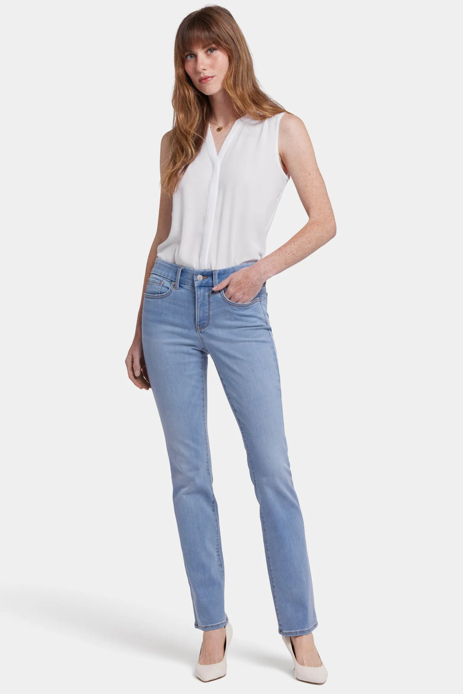 Waist-Match™ Marilyn Straight Jeans - Santiago Sea
