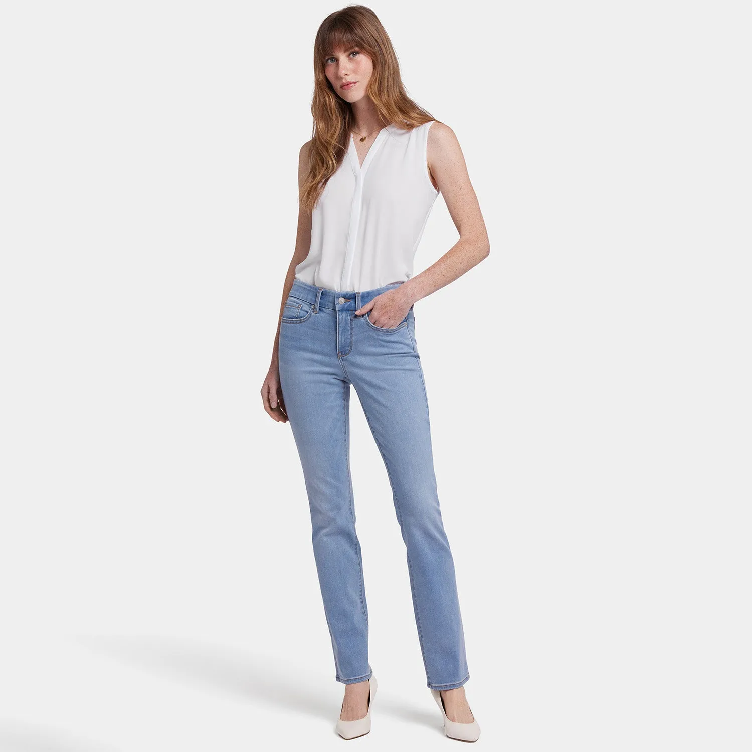 Waist-Match™ Marilyn Straight Jeans - Santiago Sea
