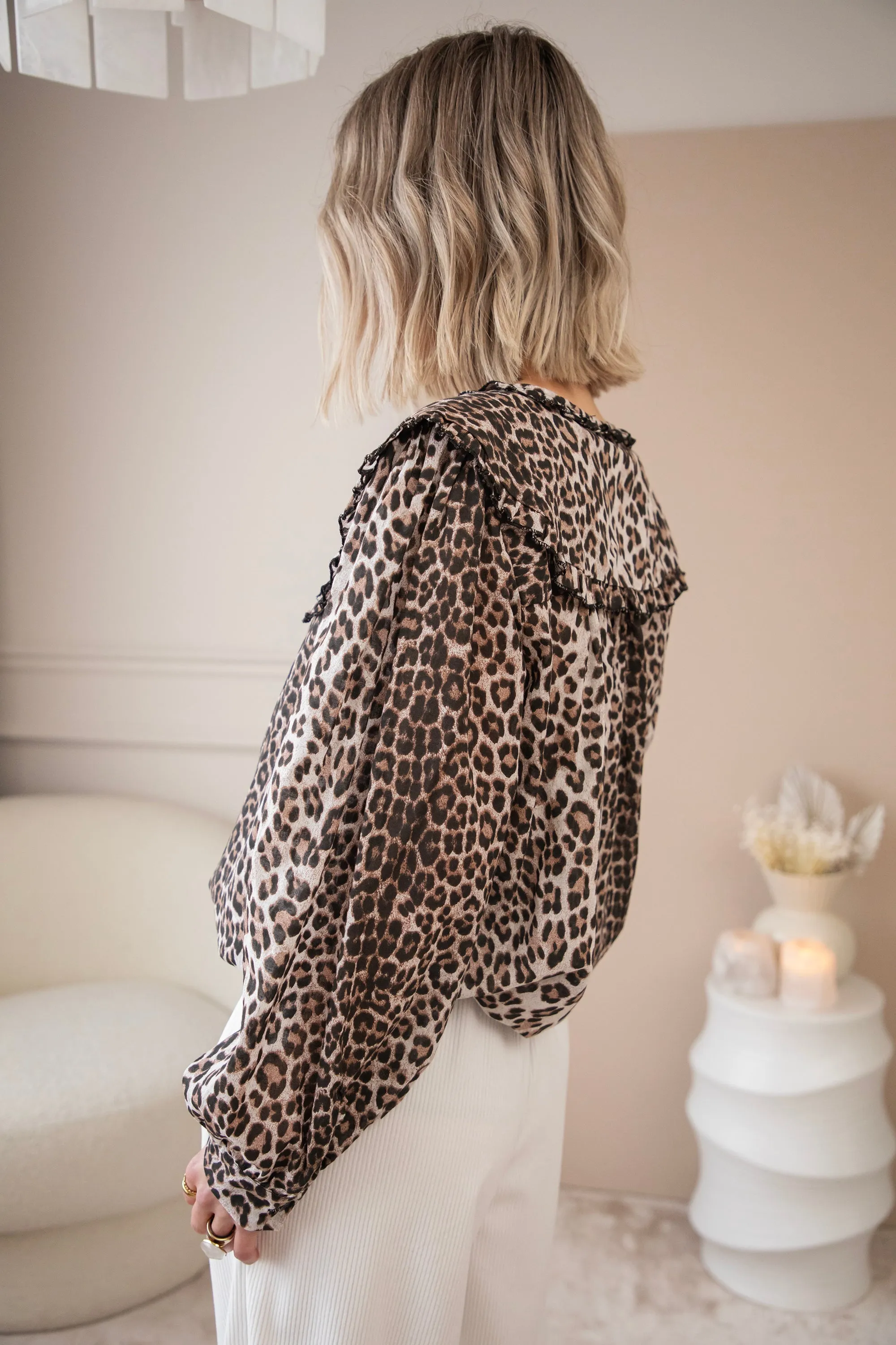 Wildy Beige/Brown - Blouse