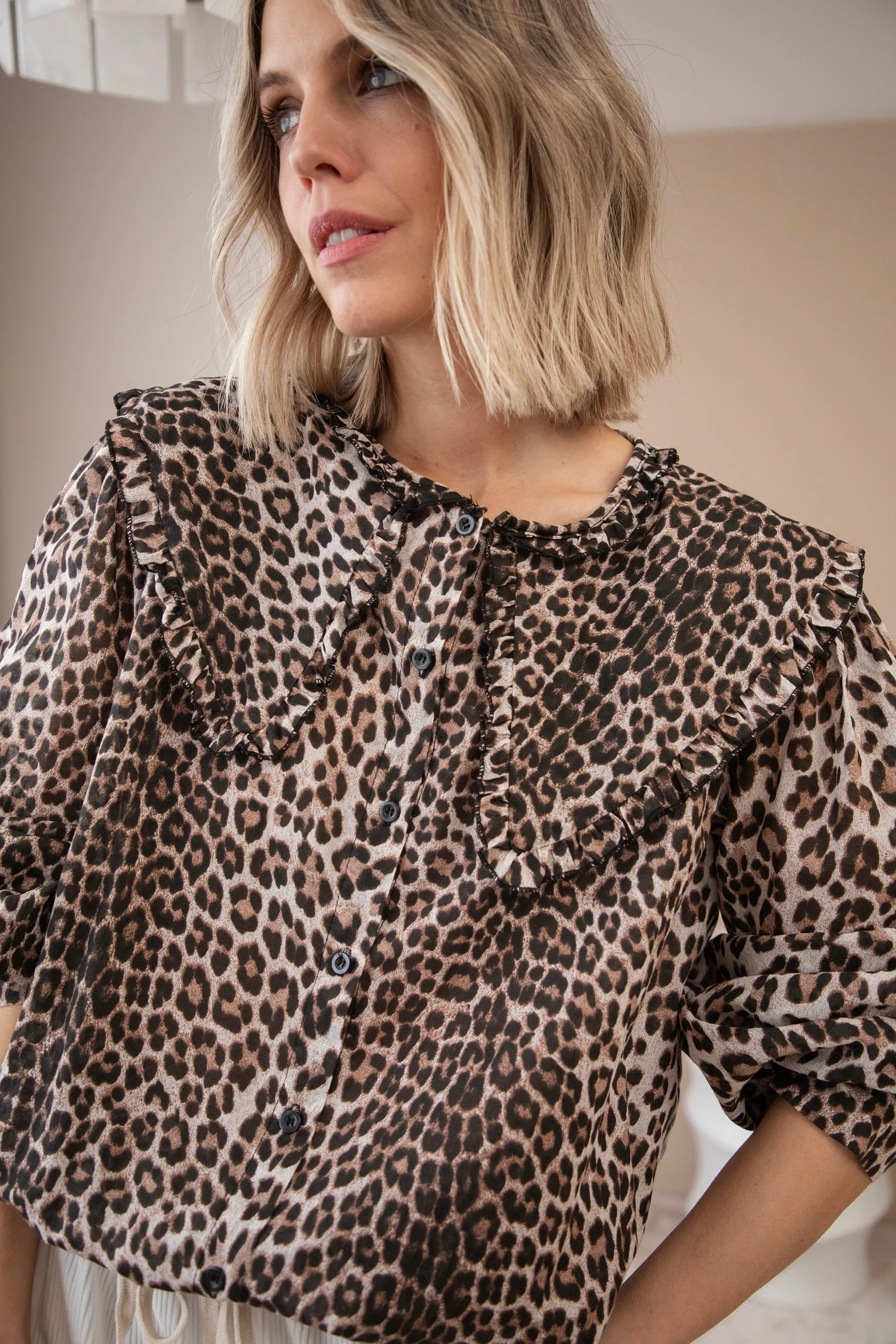 Wildy Beige/Brown - Blouse