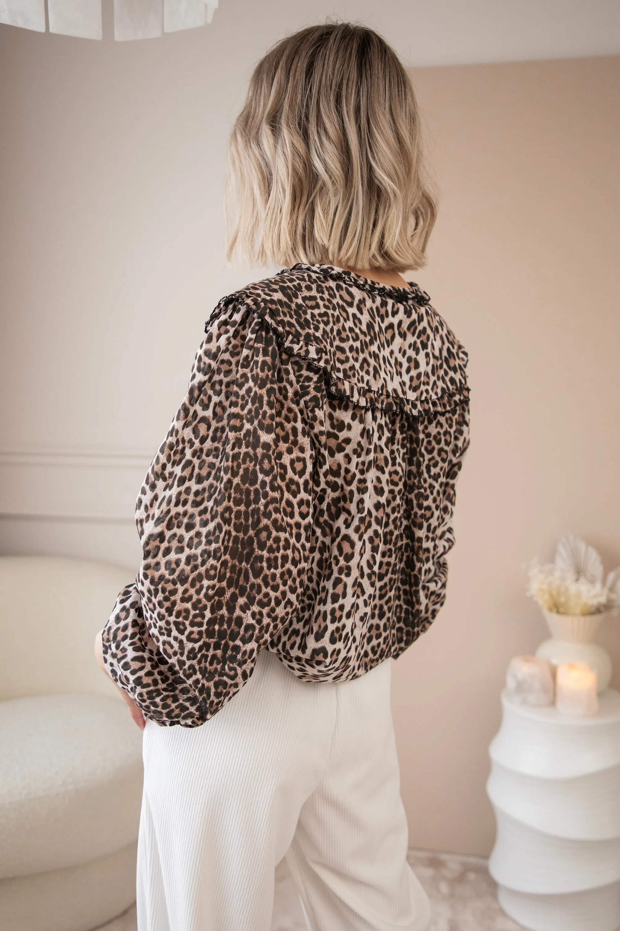 Wildy Beige/Brown - Blouse