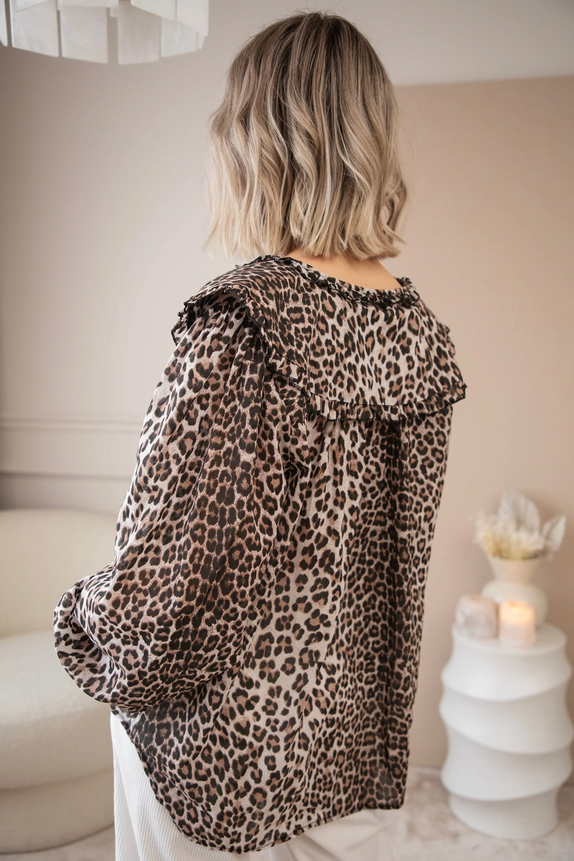 Wildy Beige/Brown - Blouse